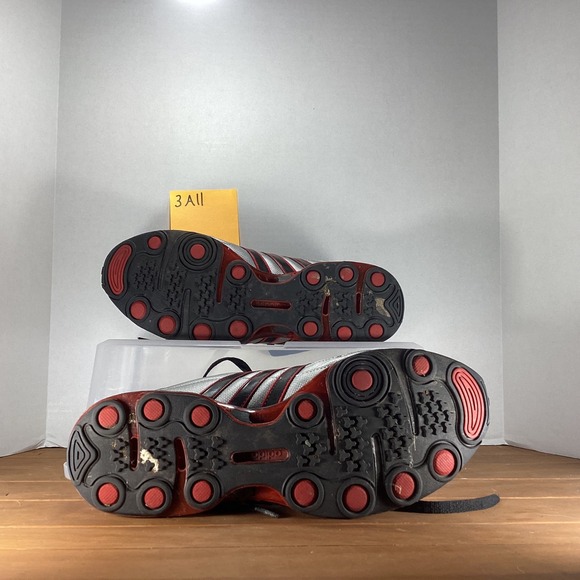 Adidas Climacool Ride Running Shoes Silver Black Red Mens Size 8.5 - Picture 7 of 8